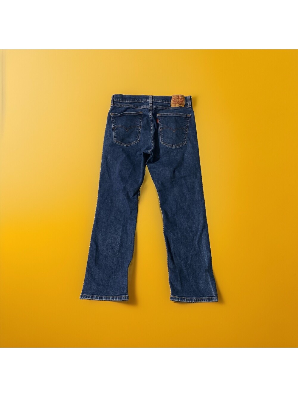Levis 505 Mens Jeans Size 36x30 Straight Leg Mid Rise Medium Wash Blue Denim